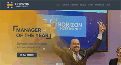 Desktop Screenshot of horizoninvestments.com